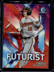 Heston Kjerstad [Orange Refractor Mega Box Mojo] Baseball Cards 2021 Bowman Chrome Futurist Prices