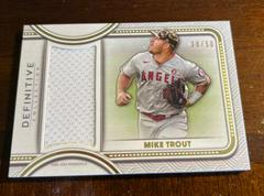 Mike Trout #DJR-MT Baseball Cards 2022 Topps Definitive Jumbo Relic Collection Prices