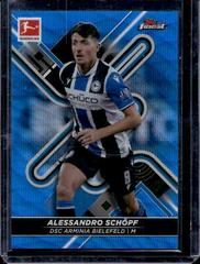Alessandro Schopf [Blue Wave] #30 Soccer Cards 2021 Topps Finest Bundesliga Prices