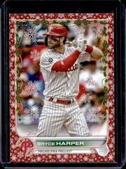 Bryce Harper [Red] #HW157 Baseball Cards 2022 Topps Holiday Prices