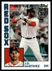 J.D. Martinez [Red] #84-3 Baseball Cards 2019 Topps Update 1984 Baseball Prices