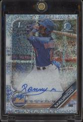 Ronny Mauricio [Speckle Refractor] #PA-RM Baseball Cards 2019 Bowman Prospect Autographs Prices