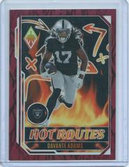 Davante Adams [Red] #HR-10 Football Cards 2022 Panini Phoenix Hot Routes Prices