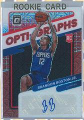 Brandon Boston Jr. [Choice] #OG-BBJ Basketball Cards 2021 Panini Donruss Optic Opti Graphs Prices