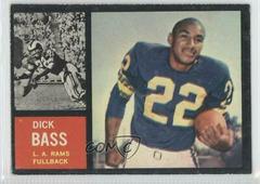 Dick Bass #80 Football Cards 1962 Topps Prices