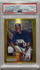 Austin Jackson [Gold Prizm] #USA10 Baseball Cards 2012 Panini Prizm USA Baseball Prices