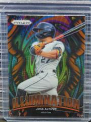 Jose Altuve [Tiger Stripes Prizm] #IL-14 Baseball Cards 2022 Panini Prizm Illumination Prices