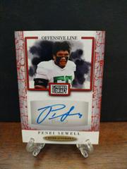 Penei Sewell [Red] #A30 Football Cards 2021 Sage Premier Draft Autographs Prices