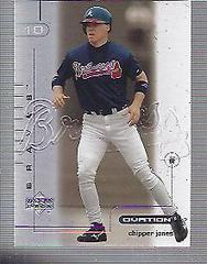 Chipper Jones #31 Baseball Cards 2002 Upper Deck Ovation Prices