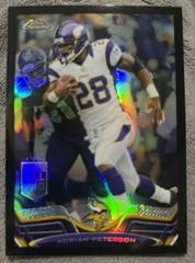 Adrian Peterson [No Gloves Black Refractor] Football Cards 2013 Topps Chrome Prices