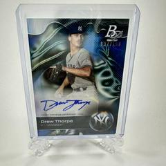 Drew Thorpe [Autograph Blue] #TOP-10 Baseball Cards 2023 Bowman Platinum Top Prospects Prices
