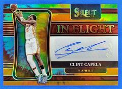 Clint Capela [Tie Dye Prizm] #IF-CCP Basketball Cards 2021 Panini Select In Flight Signatures Prices