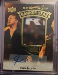 Chris Jericho [Autograph] #BY-7 Wrestling Cards 2021 Upper Deck AEW Spectrum Banner Year Prices