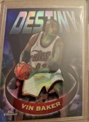 Vin Baker [Refractor] #D3 Basketball Cards 1997 Topps Chrome Destiny Prices