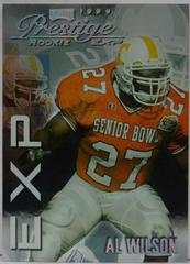 Al Wilson [Reflections Silver] Football Cards 1999 Playoff Prestige Exp Prices