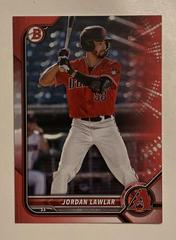 Jordan Lawlar [Red] #BD-78 Baseball Cards 2022 Bowman Draft Prices