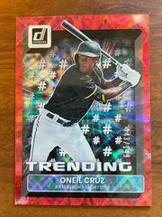 Oneil Cruz [Red] #T-8 Baseball Cards 2022 Panini Donruss Trending Prices
