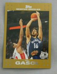 Pau Gasol Basketball Cards 2007 Topps Prices
