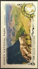 Simien National Park, Ethiopia Baseball Cards 2023 Topps Allen & Ginter World of Wonder Mini Prices