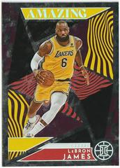 LeBron James [Asia Red Yellow] Basketball Cards 2021 Panini Illusions Amazing Prices