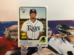 Wander Franco [Team & Name Color Swap] Baseball Cards 2022 Topps Heritage Prices