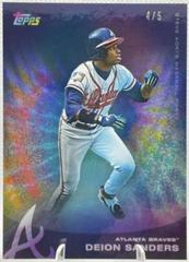 Deion Sanders [Tye Dye Glitter] #85 Baseball Cards 2022 Topps X Steve Aoki Prices