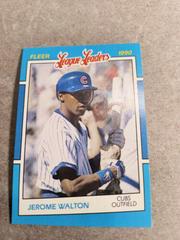 Jerome Walton Baseball Cards 1990 Fleer League Leaders Prices