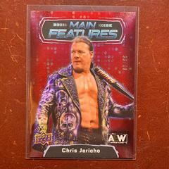 Chris Jericho [Red] Wrestling Cards 2022 Upper Deck AEW Main Features Prices