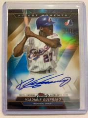 Vladimir Guerrero [Gold Refractor] Baseball Cards 2020 Topps Finest Moments Autographs Prices