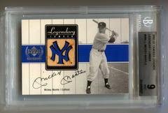 Mickey Mantle Baseball Cards 2000 Upper Deck Yankees Legends Legendary Lumber Prices