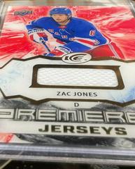 Zac Jones [Jersey] #IPA-ZJ Hockey Cards 2021 Upper Deck Ice Premieres Prices