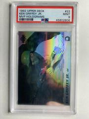 Ken Griffey Jr. #22 Baseball Cards 1992 Upper Deck Team MVP Holograms Prices