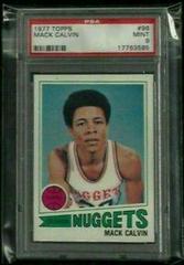 Mack Calvin Basketball Cards 1977 Topps Prices