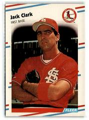 Jack Clark #26 Baseball Cards 1988 Fleer Glossy Prices
