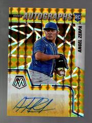 Angel Zerpa [Gold] Baseball Cards 2022 Panini Mosaic Rookie Autographs Prices