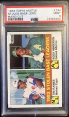 Stolen Base Ldrs. #134 Baseball Cards 1984 Topps Nestle Prices