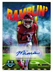 Marvin Mims [Autograph] Football Cards 2022 Bowman Chrome University Ramblin Man Prices