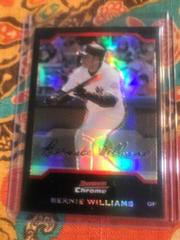 Bernie Williams [Refractor] Baseball Cards 2004 Bowman Chrome Prices