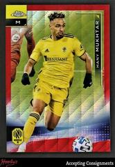 Hany Mukhtar [Red Wave Refractor] Soccer Cards 2021 Topps Chrome MLS Prices