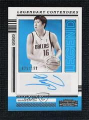 Wang Zhizhi #LC-WZZ Basketball Cards 2021 Panini Contenders Legendary Autographs Prices