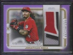 Jonathan India Baseball Cards 2023 Topps Definitive Patch Collection Prices