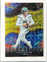 Zach Wilson [Gold] Football Cards 2021 Panini Select Sensations Prices