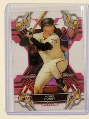 Buster Posey [Pink] #106 Baseball Cards 2019 Topps High Tek Prices