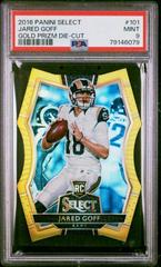 Jared Goff [Gold Prizm Die Cut] #101 Football Cards 2016 Panini Select Prices