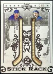 Pierre Turgeon, Bryan Trottier [Platinum] Hockey Cards 2021 Leaf Lumber Stick Rack 2 Prices