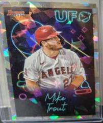 Mike Trout [Atomic] #UFO-1 Baseball Cards 2022 Bowman's Best UFO Prices