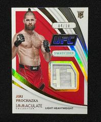 Jiri Prochazka [Gold] #S-JPZ Ufc Cards 2021 Panini Immaculate UFC Swatches Prices