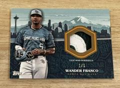 Wander Franco [Gold] #ASR-WF Baseball Cards 2023 Topps Update All Star Stitches Prices
