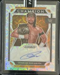 Shinsuke Nakamura [Premium Box Set Prizm] Wrestling Cards 2022 Panini Prizm WWE Champion Signatures Prices