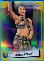 Bianca Belair [Gold Refractor] #IV-18 Wrestling Cards 2021 Topps Chrome WWE Image Variations Prices